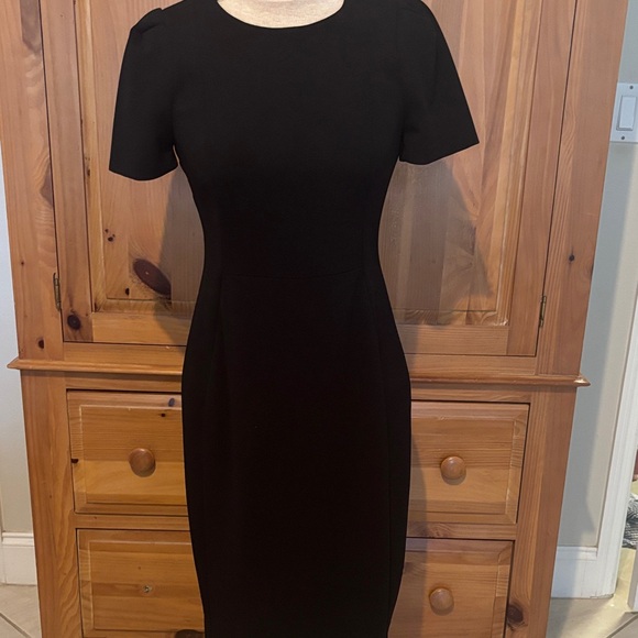Calvin Klein Black Midi Dress - Picture 1 of 3